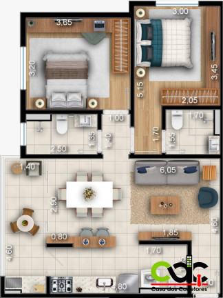Imagem Apartamento com 1 Quarto à Venda, 54 m² em Centro - Poços De Caldas