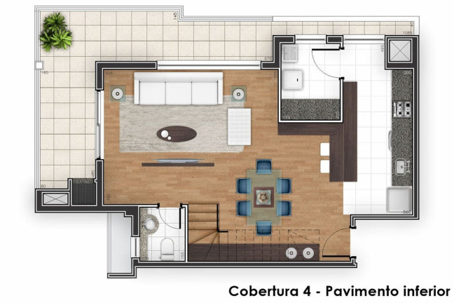 Imagem Apartamento com 3 Quartos à Venda, 77 m² em Cristo Rei - Curitiba