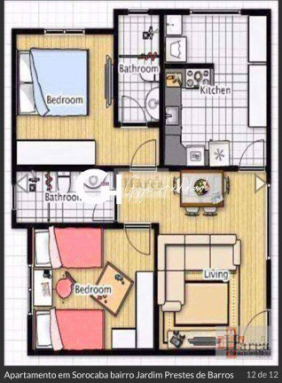 Imagem Apartamento com 2 Quartos à Venda, 61 m² em Centro - Sorocaba Imagem Apartamento com 2 Quartos à Venda, 61 m² em Centro - Sorocaba