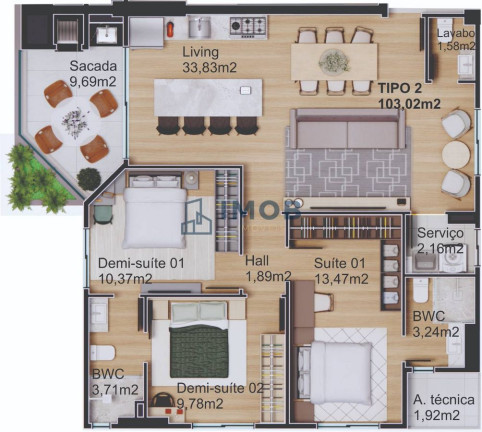 Imagem Apartamento com 2 Quartos à Venda, 87 m² em Itajubá Ii - Barra Velha