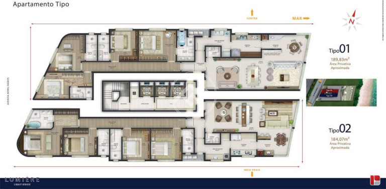 Imagem Apartamento com 4 Quartos à Venda, 190 m² em Meia Praia - Itapema Imagem Apartamento com 4 Quartos à Venda, 190 m² em Meia Praia - Itapema
