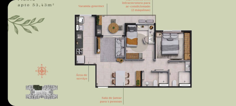 Imagem Apartamento com 3 Quartos à Venda, 65 m² em Presidente Kennedy - Fortaleza Imagem Apartamento com 3 Quartos à Venda, 65 m² em Presidente Kennedy - Fortaleza