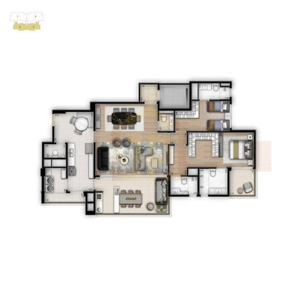 Imagem Apartamento com 3 Quartos à Venda, 161 m² em Vila Clementino - São Paulo