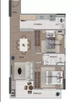 Imagem Apartamento com 2 Quartos à Venda, 58 m² em Aviação - Praia Grande Imagem Apartamento com 2 Quartos à Venda, 58 m² em Aviação - Praia Grande