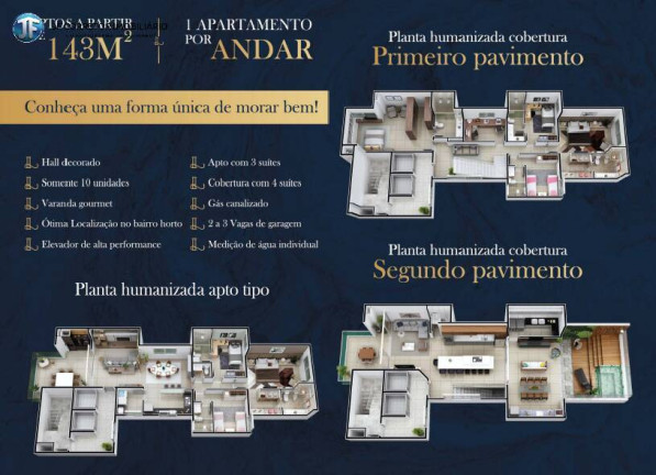 Imagem Apartamento com 3 Quartos à Venda, 143 m² em Horto - Ipatinga Imagem Apartamento com 3 Quartos à Venda, 143 m² em Horto - Ipatinga