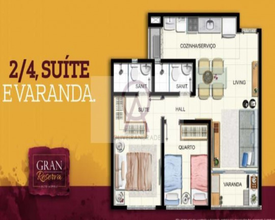 Imóvel com 2 Quartos à Venda, 53 m² em Imbuí - Salvador