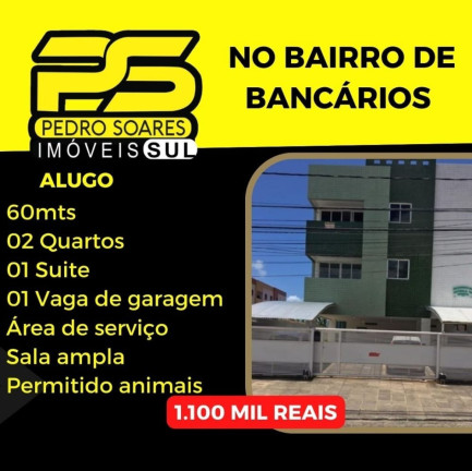 Flat com 2 Quartos para Alugar, 79 m² em Bancários - João Pessoa