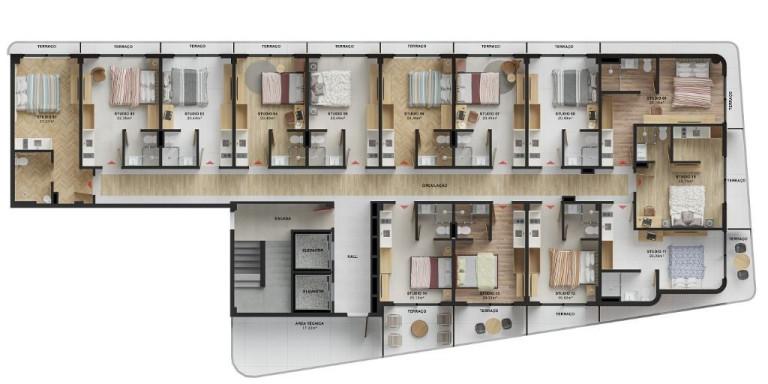 Imagem Studio com 1 Quarto à Venda, 27 m² em Cabo Branco - João Pessoa Imagem Studio com 1 Quarto à Venda, 27 m² em Cabo Branco - João Pessoa