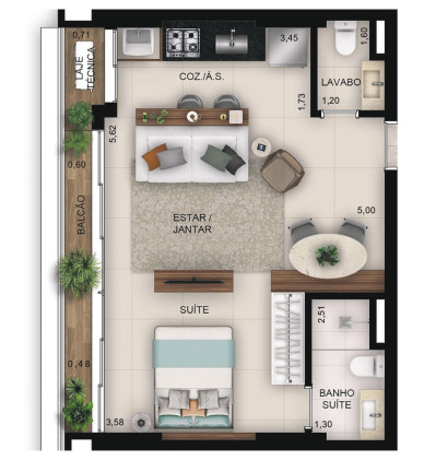 Imagem Apartamento com 1 Quarto à Venda, 83 m² em Setor Bueno - Goiânia Imagem Apartamento com 1 Quarto à Venda, 83 m² em Setor Bueno - Goiânia