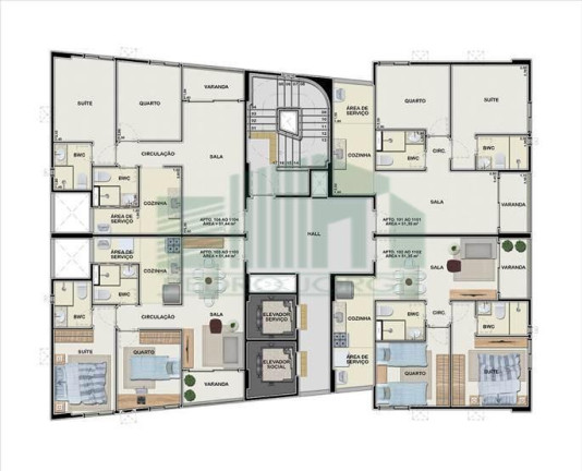 Imagem Apartamento com 2 Quartos à Venda, 51 m² em Várzea - Recife Imagem Apartamento com 2 Quartos à Venda, 51 m² em Várzea - Recife