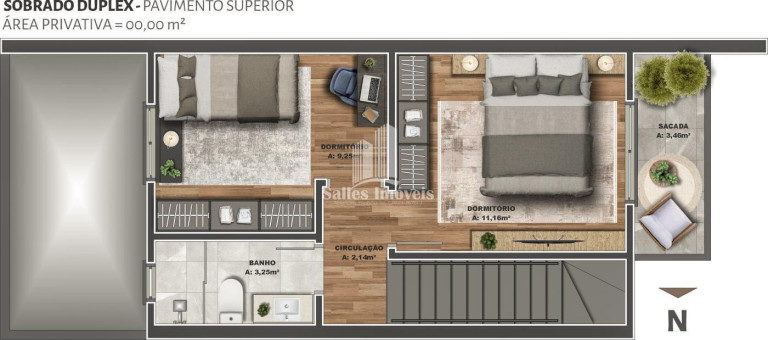 Imagem Sobrado com 2 Quartos à Venda, 68 m² em Bela Vista - Caxias Do Sul Imagem Sobrado com 2 Quartos à Venda, 68 m² em Bela Vista - Caxias Do Sul
