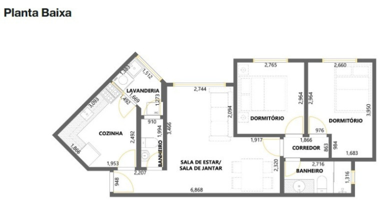 Imagem Imóvel com 2 Quartos à Venda, 68 m² em Vila Guarani (zona Sul) - São Paulo