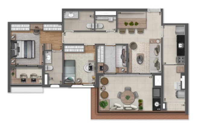 Imagem Apartamento com 3 Quartos à Venda, 95 m² em Vila Clementino - São Paulo Imagem Apartamento com 3 Quartos à Venda, 95 m² em Vila Clementino - São Paulo