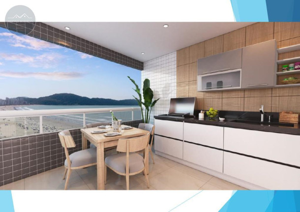 Imagem Imóvel com 3 Quartos à Venda, 100 m² em Guilhermina - Praia Grande