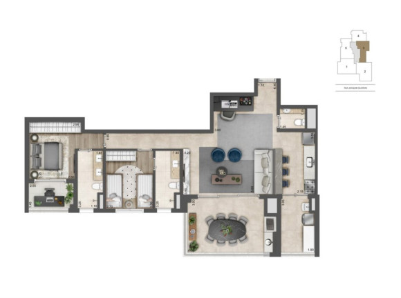 Imagem Imóvel com 3 Quartos à Venda, 170 m² em Brooklin - São Paulo Imagem Imóvel com 3 Quartos à Venda, 170 m² em Brooklin - São Paulo