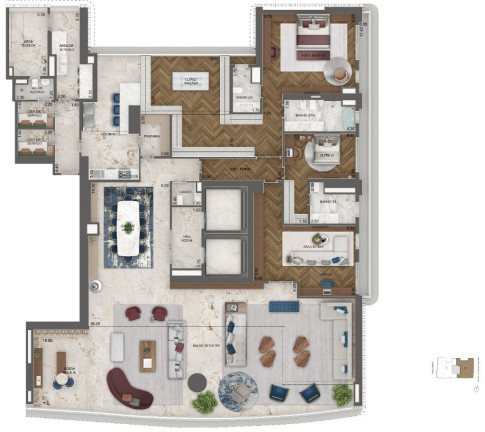 Imagem Imóvel com 4 Quartos à Venda, 778 m² em Jardim Guedala - São Paulo