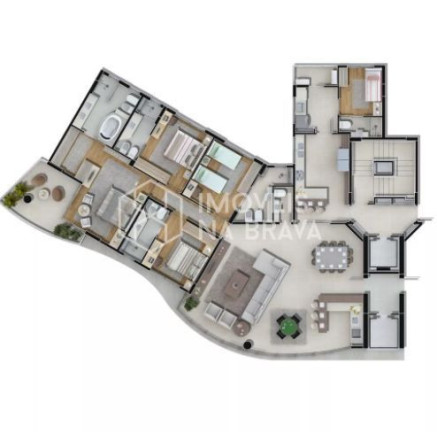 Imagem Apartamento com 4 Quartos à Venda, 226 m² em Praia Brava - Itajaí Imagem Apartamento com 4 Quartos à Venda, 226 m² em Praia Brava - Itajaí