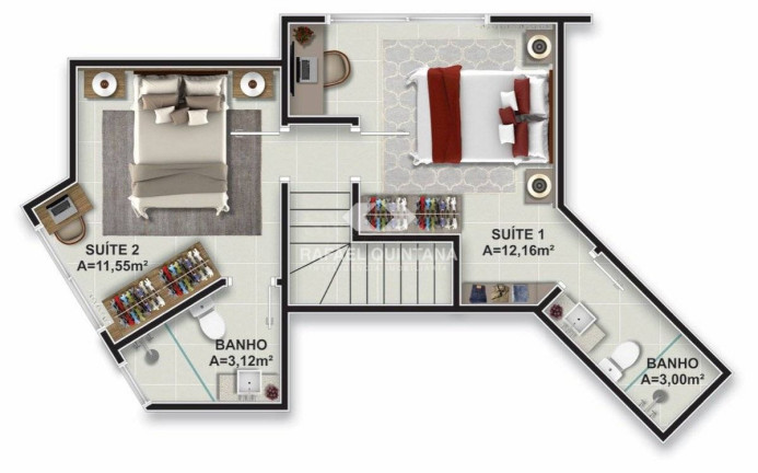 Imagem Apartamento com 1 Quarto à Venda, 52 m² em Itacorubi - Florianópolis