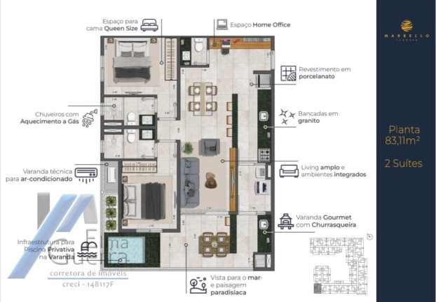 Imagem Apartamento com 2 Quartos à Venda, 70 m² em Praia Grande - Ubatuba Imagem Apartamento com 2 Quartos à Venda, 70 m² em Praia Grande - Ubatuba