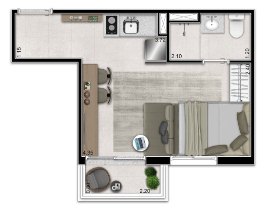 Imagem Apartamento com 1 Quarto à Venda, 31 m² em Jardim Paulista - São Paulo Imagem Apartamento com 1 Quarto à Venda, 31 m² em Jardim Paulista - São Paulo
