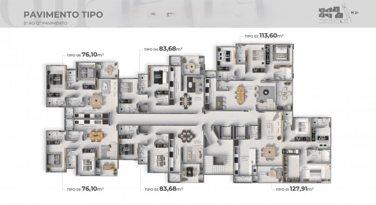 Imagem Apartamento com 2 Quartos à Venda, 76 m² em Centro - Camboriú Imagem Apartamento com 2 Quartos à Venda, 76 m² em Centro - Camboriú