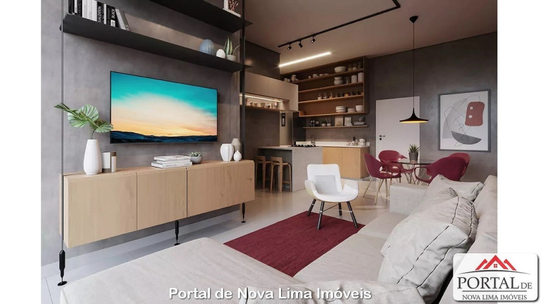 Imagem Apartamento com 2 Quartos à Venda, 66 m² em Alphaville Lagoa Dos Ingleses - Nova Lima