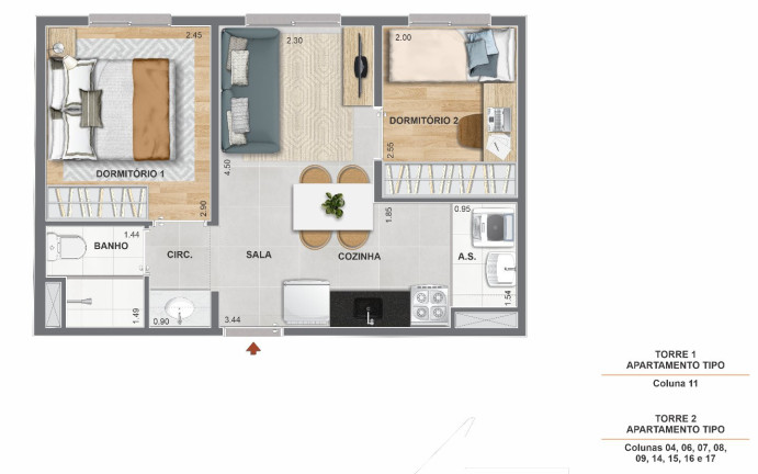 Imagem Apartamento com 2 Quartos à Venda, 35 m² em Vila Curuçá‎ - São Paulo