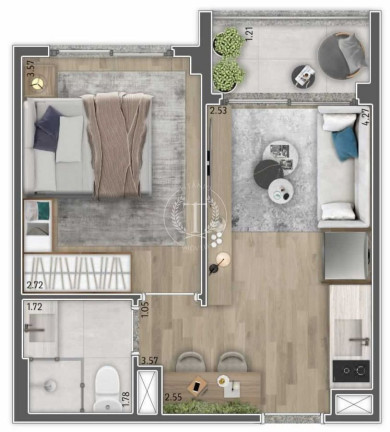 Imagem Apartamento com 1 Quarto à Venda, 27 m² em Vila Mariana - São Paulo Imagem Apartamento com 1 Quarto à Venda, 27 m² em Vila Mariana - São Paulo