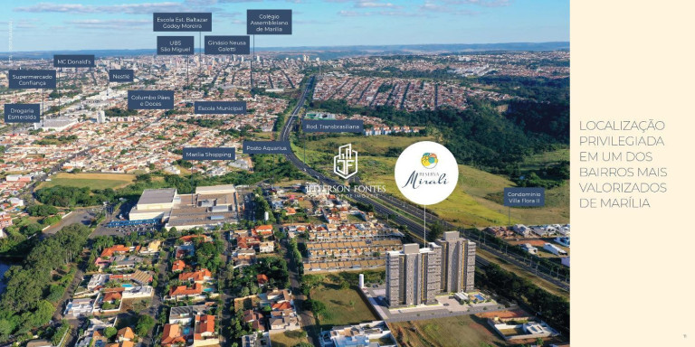 Imagem Apartamento com 2 Quartos à Venda, 46 m² em Jardim América - Marília Imagem Apartamento com 2 Quartos à Venda, 46 m² em Jardim América - Marília