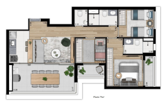 Imagem Apartamento com 2 Quartos à Venda, 56 m² em Ipiranga - São Paulo