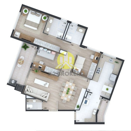 Imagem Apartamento com 3 Quartos à Venda, 105 m² em Juvevê - Curitiba Imagem Apartamento com 3 Quartos à Venda, 105 m² em Juvevê - Curitiba