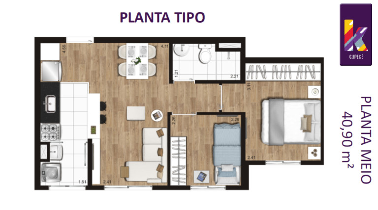 Imagem Apartamento com 2 Quartos à Venda, 40 m² em Cidade Ademar - São Paulo