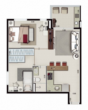 Imagem Apartamento com 1 Quarto à Venda, 36 m² em Rudge Ramos - São Bernardo Do Campo Imagem Apartamento com 1 Quarto à Venda, 36 m² em Rudge Ramos - São Bernardo Do Campo