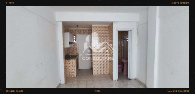 Imagem Apartamento com 1 Quarto para Alugar, 28 m² em José Menino - Santos Imagem Apartamento com 1 Quarto para Alugar, 28 m² em José Menino - Santos