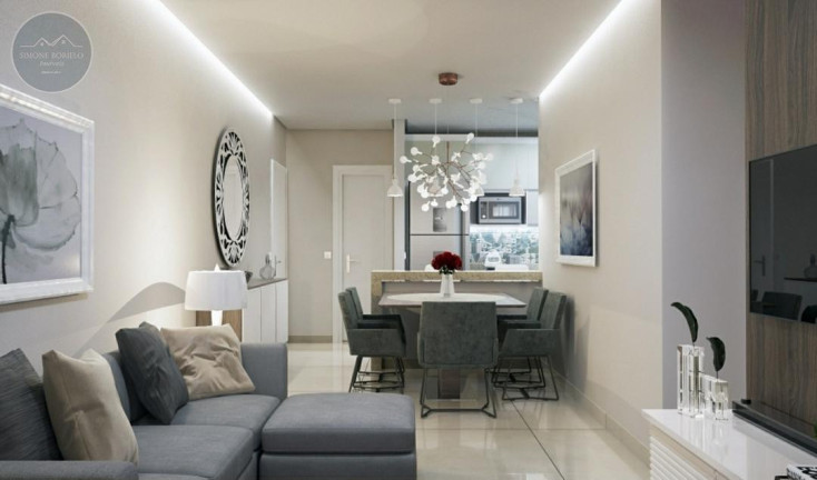 Imagem Apartamento com 2 Quartos à Venda, 81 m² em Guilhermina - Praia Grande