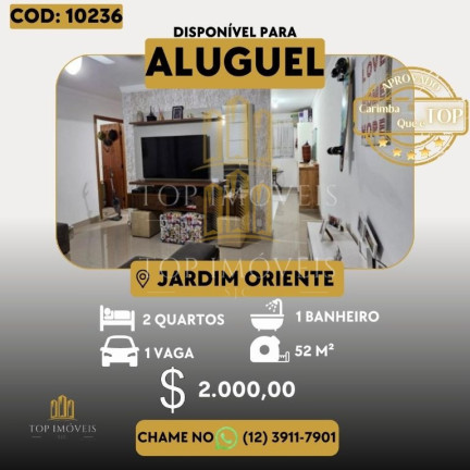 Imagem Apartamento com 2 Quartos para Alugar, 52 m² em Jardim América - São José Dos Campos Imagem Apartamento com 2 Quartos para Alugar, 52 m² em Jardim América - São José Dos Campos