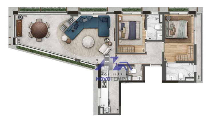 Imagem Apartamento com 2 Quartos à Venda, 101 m² em Itaim Bibi - São Paulo Imagem Apartamento com 2 Quartos à Venda, 101 m² em Itaim Bibi - São Paulo