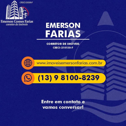 Imagem Apartamento com 1 Quarto à Venda, em Centro - Sao Vicente Imagem Apartamento com 1 Quarto à Venda, em Centro - Sao Vicente