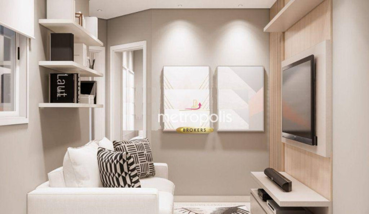 Imagem Apartamento com 2 Quartos à Venda, 43 m² em Campestre - Santo André Imagem Apartamento com 2 Quartos à Venda, 43 m² em Campestre - Santo André