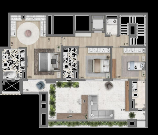 Imagem Apartamento com 3 Quartos à Venda, 176 m² em Moema - São Paulo Imagem Apartamento com 3 Quartos à Venda, 176 m² em Moema - São Paulo