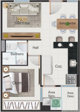 Imagem Apartamento com 2 Quartos à Venda, 38 m² em Itaquera - São Paulo Imagem Apartamento com 2 Quartos à Venda, 38 m² em Itaquera - São Paulo
