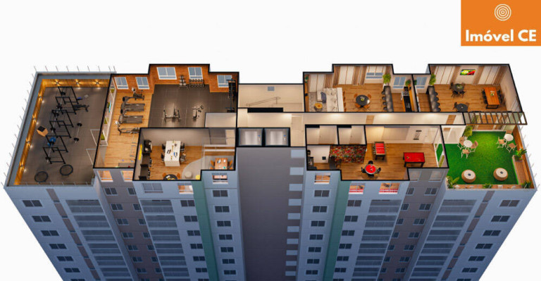 Imagem Apartamento com 2 Quartos à Venda, 51 m² em Praia Do Futuro Ii - Fortaleza Imagem Apartamento com 2 Quartos à Venda, 51 m² em Praia Do Futuro Ii - Fortaleza