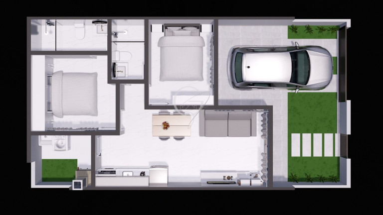 Imagem Casa com 2 Quartos à Venda, 50 m² em Monções - Pontal Do Paraná