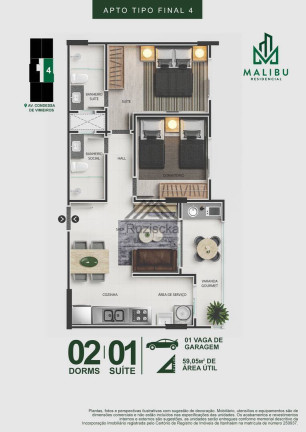 Imagem Apartamento com 2 Quartos à Venda, 59 m² em Centro - Itanhaém
