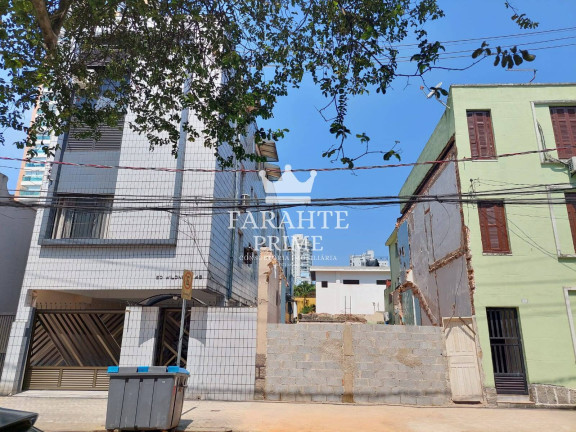 Imagem Terreno à Venda, 168 m² em Gonzaga - Santos Imagem Terreno à Venda, 168 m² em Gonzaga - Santos