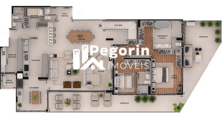 Imagem Apartamento com 4 Quartos à Venda, 229 m² em Campina Do Siqueira - Curitiba