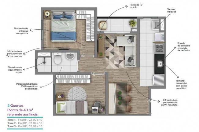 Imagem Imóvel com 2 Quartos à Venda, 41 m² em Jardim Pirituba - São Paulo Imagem Imóvel com 2 Quartos à Venda, 41 m² em Jardim Pirituba - São Paulo