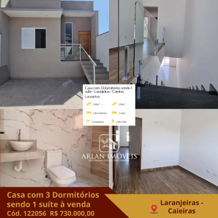 Imagem Casa com 3 Quartos à Venda, 169 m² em Laranjeiras - Caieiras