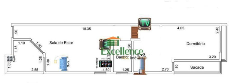 Imagem Apartamento com 1 Quarto à Venda, 54 m² em Jardim - Santo André Imagem Apartamento com 1 Quarto à Venda, 54 m² em Jardim - Santo André