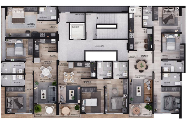 Imagem Apartamento com 3 Quartos à Venda, 58 m² em Intermares - Cabedelo Imagem Apartamento com 3 Quartos à Venda, 58 m² em Intermares - Cabedelo